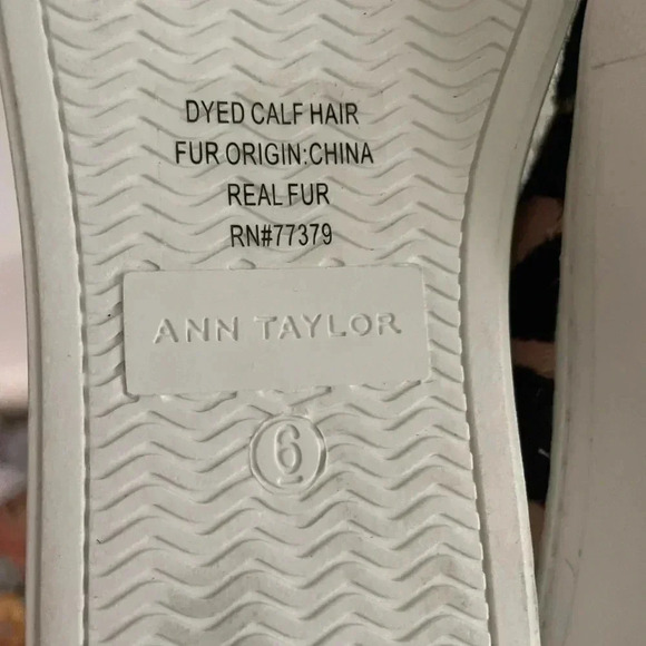 NEW! Ann Taylor Zebra Print Haircalf‎ High Top Sneakers - 6 016 - Picture 8 of 9